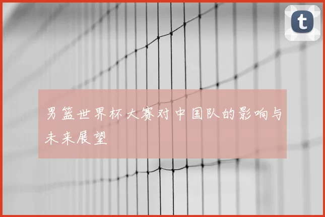 男篮世界杯大赛对中国队的影响与未来展望