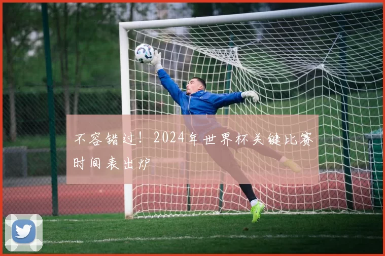 不容错过!2024年世界杯关键比赛时间表出炉